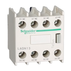TeSys D - blocco contatti aux - 2 NO + 2 NC - capicorda chiusi