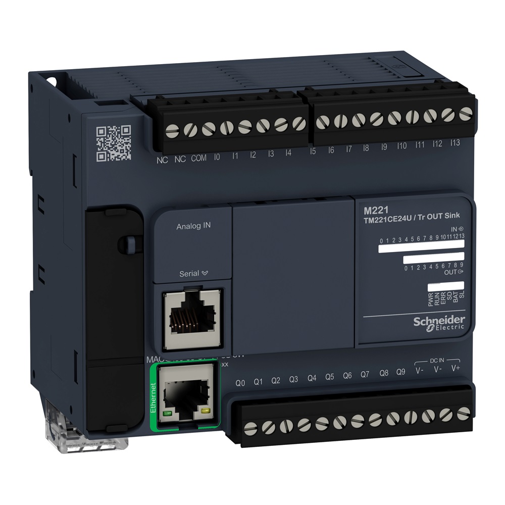 Controllore 14IN 10OUT transistor NPN Ethernet M221