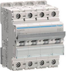 INTERR. AUTOM. 4P 50A 10 KA C 4M