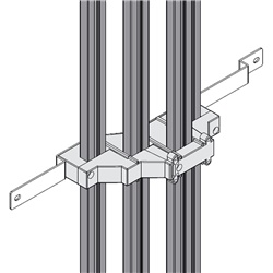 Portabarre scaletta fondo/testata 4 barre 630A vano esterno