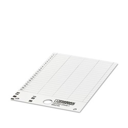 Cartellino identificativo US-EMP 25x6mm ad innesto