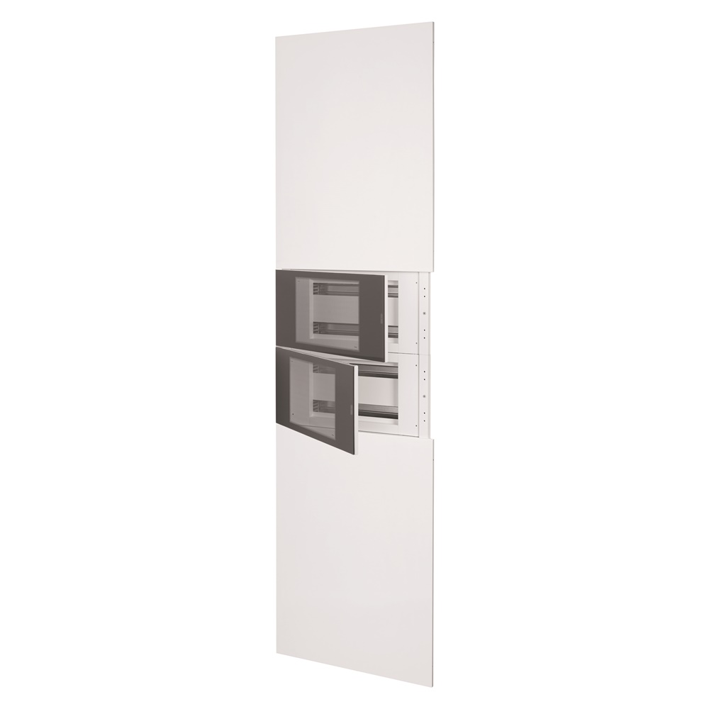 KIT Colonna Incasso DOMO CENTER 2700mm Centralino Distribuzione Domotica Dati RAL9003