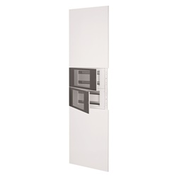 KIT Colonna Incasso DOMO CENTER 2700mm Centralino Distribuzione Domotica Dati RAL9003