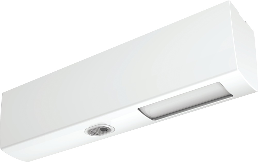 Rivelatore radio effetto tenda doppia tecnologia infrarossi e microonda per porte e finestre bianco