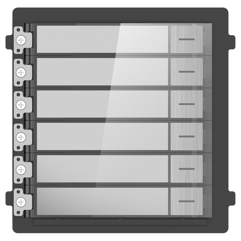 Modulo pulsantiera inox 6 tasti IP65 per accesso rapido residenziale e commerciale