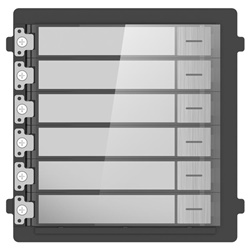 Modulo pulsantiera inox 6 tasti IP65 per accesso rapido residenziale e commerciale