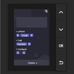 Modulo espansione display LCD 3,5 per sistemi di lettura biometrica montaggio a incasso e parete