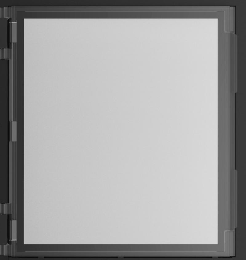 Modulo rubrica retroilluminato IP65 con lettura biometrica per sicurezza ambienti commerciali e residenziali