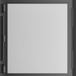 Modulo rubrica retroilluminato IP65 con lettura biometrica per sicurezza ambienti commerciali e residenziali