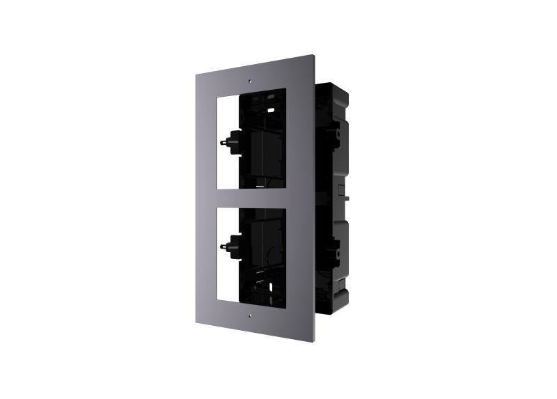 Cornice incasso 2 moduli plastica alta qualità per installazioni elettriche interne ed esterne