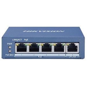 DS-3E0505P-E SWITCH GIGABIT UNMAN 4