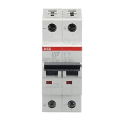 Interruttore magnetotermico S200MUC 2 poli 4A capacità 10kA AC/DC uso industriale