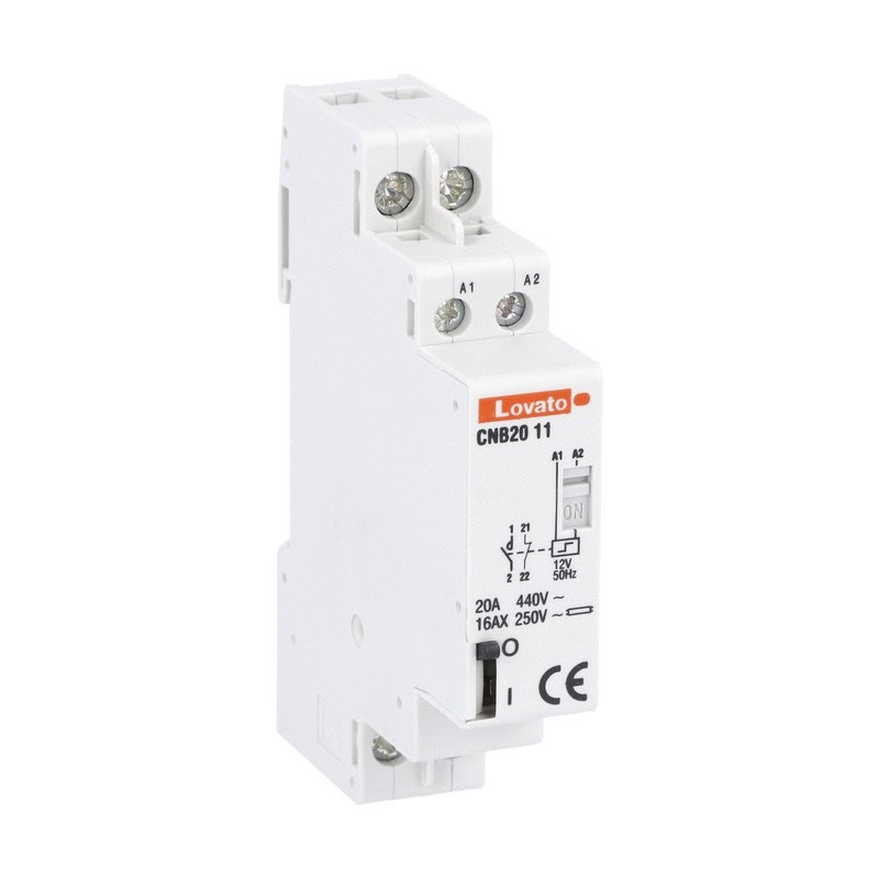 RELE PASSO-PASSO 20A AC1 1P+NC 12V CONTROLLO ELETTRICO UNIPOLARE