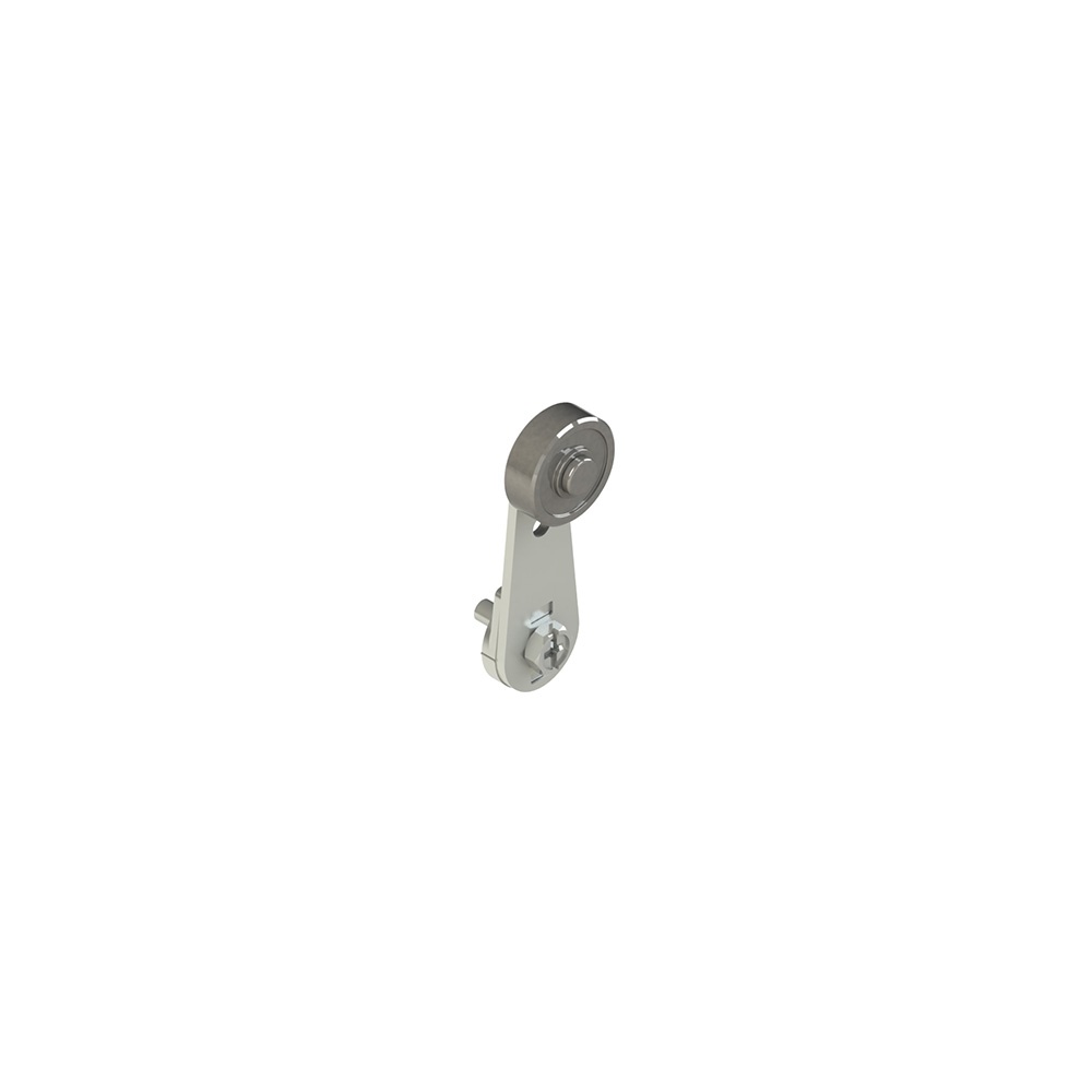 Leva diritta con rotella metallo diametro 20 mm uso meccanico industriale