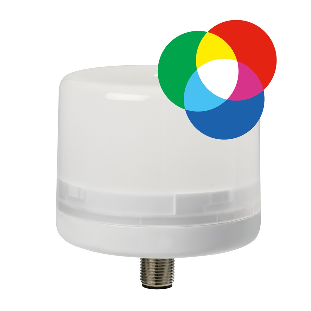 E-LITE RGB LED STEADY QC M12 V24 DC