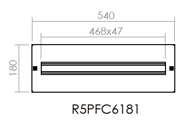 PORTA DISTRIBUZIONE 600X180 DIN 26