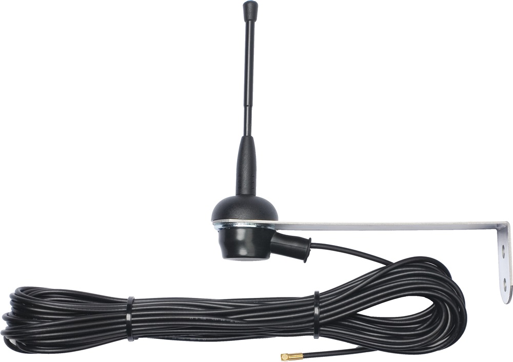 Antenna GSM compatta con staffa acciaio e cavo 10m per comunicazioni wireless esterne