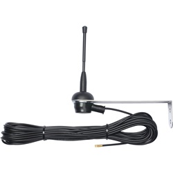 Antenna GSM compatta con staffa acciaio e cavo 10m per comunicazioni wireless esterne