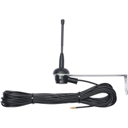 Antenna GSM compatta con staffa acciaio e cavo 10m per comunicazioni wireless esterne