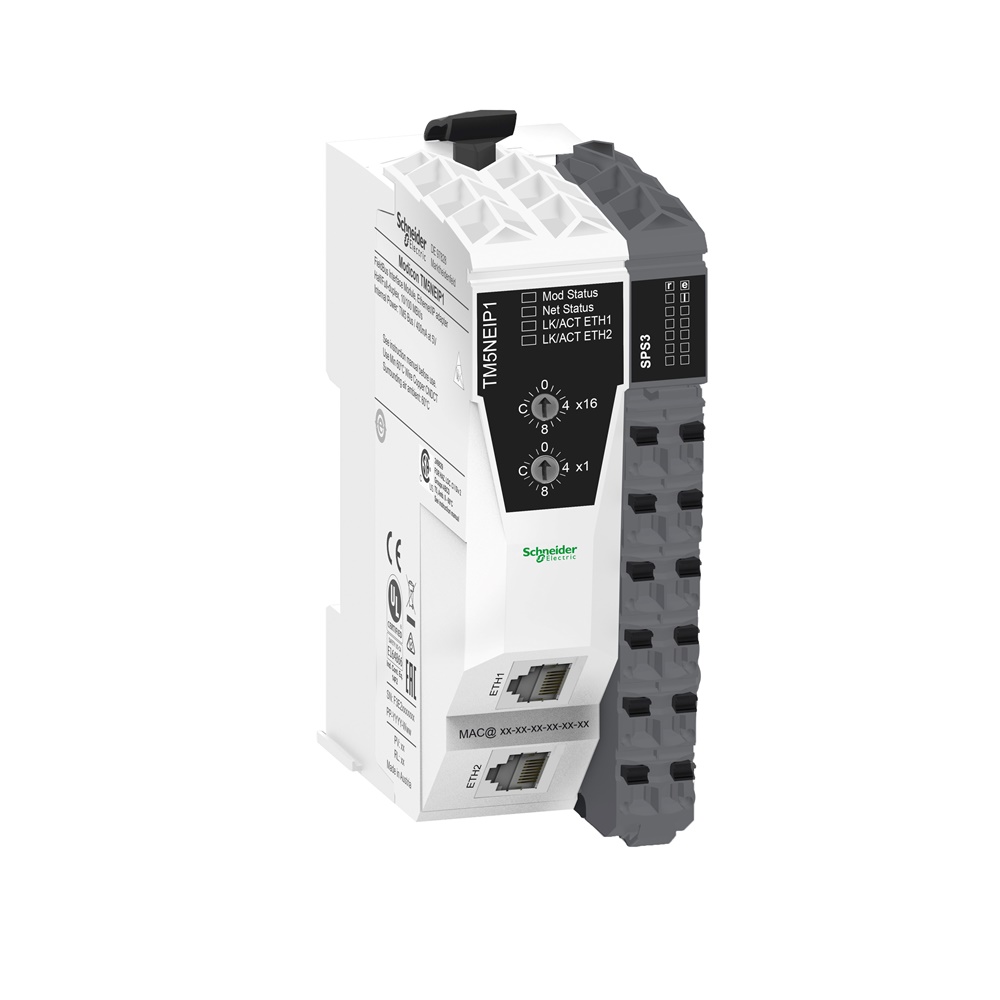 IP20 I/O Distributed Perf. EtherNet/IP FieldBus KIT TM5NEIP1/BUS BASE/POWER UNIT