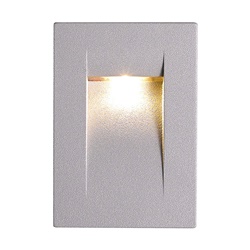 Segnapasso verticale LED 3W grigio incasso IP65 per interni ed esterni sicurezza percorsi
