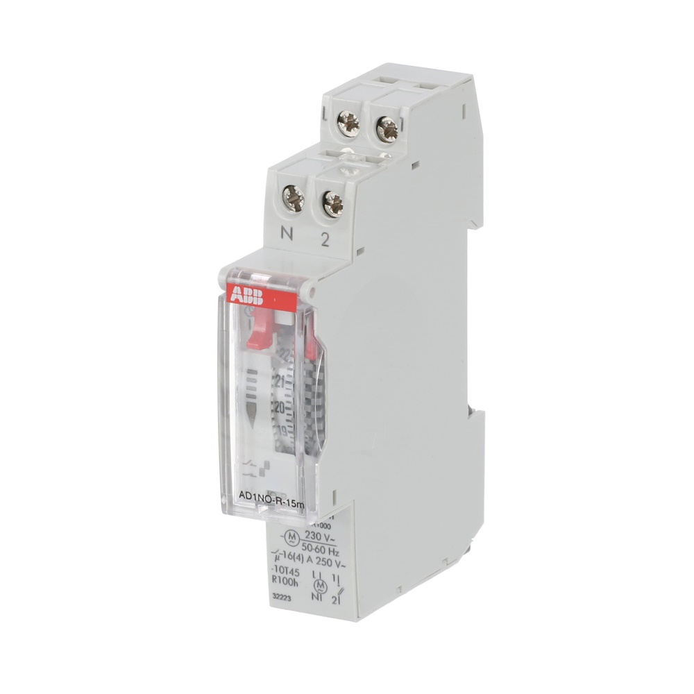 Interruttore orario analogico 15 minuti 1 canale NO controllo temporizzato impianti elettrici residenziali e commerciali