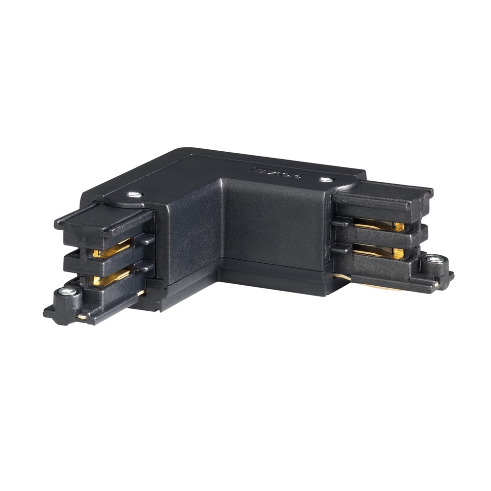 3-circuit track angolo interno 90° sistema binario trifase RCS750 alluminio per illuminazione d’accento
