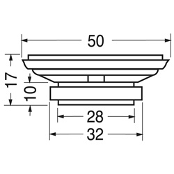 Speaker ferrite 50 mm 0,5 W 8 ohm compatto per applicazioni elettriche e sistemi audio piccoli