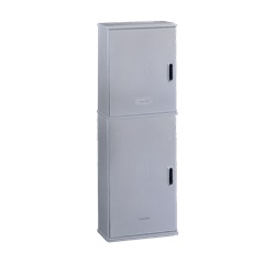 Armadio vetroresina serie BVT-BVN 2 vani serratura IP44 IK10 uso industriale pavimento