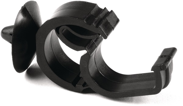 Fissaggio per tubi e cablaggi AHC2A clip push and click per pannelli lamiera uso industriale e automotive