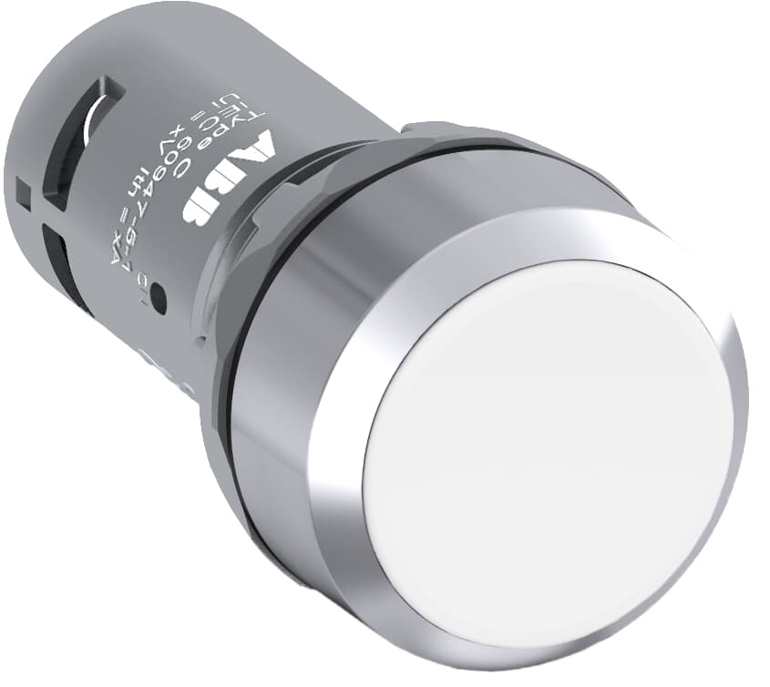 Pulsante incasso bianco ghisa compatto 30W controllo circuiti elettrici