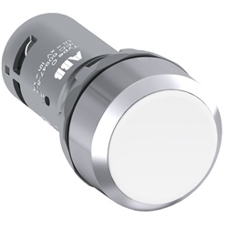 Pulsante incasso bianco ghisa compatto 30W controllo circuiti elettrici