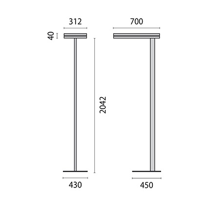 SL740L ECO LED 56 S/C 840 GR9006 TD