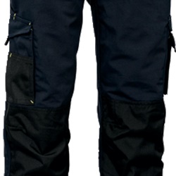 Pantaloni da lavoro Adam blu navy taglia 46 con cintura autoregolante tasche multiple e protezione lombare per ambienti interni