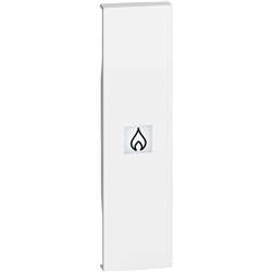 Cover comando riscaldamento illuminabile 1 modulo bianco