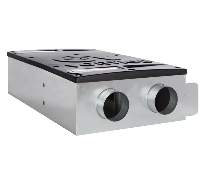 Recuperatore calore controsoffitto 350 m3/h motore EC brushless alta efficienza edilizia