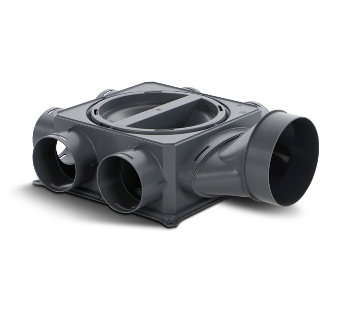 Plenum distribuzione PE 6 attacchi WDG-PH PLUS-C