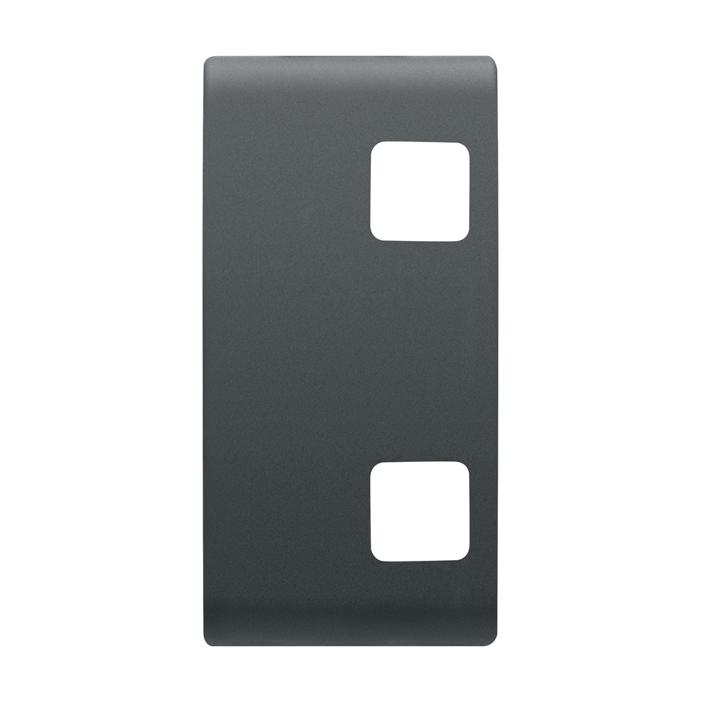 TASTO INTERCAMBIABILE PER PULSANTIERA - DA COMPLETARE CON 2 LENTI - 1 MODULO - NERO - CHORUSMART