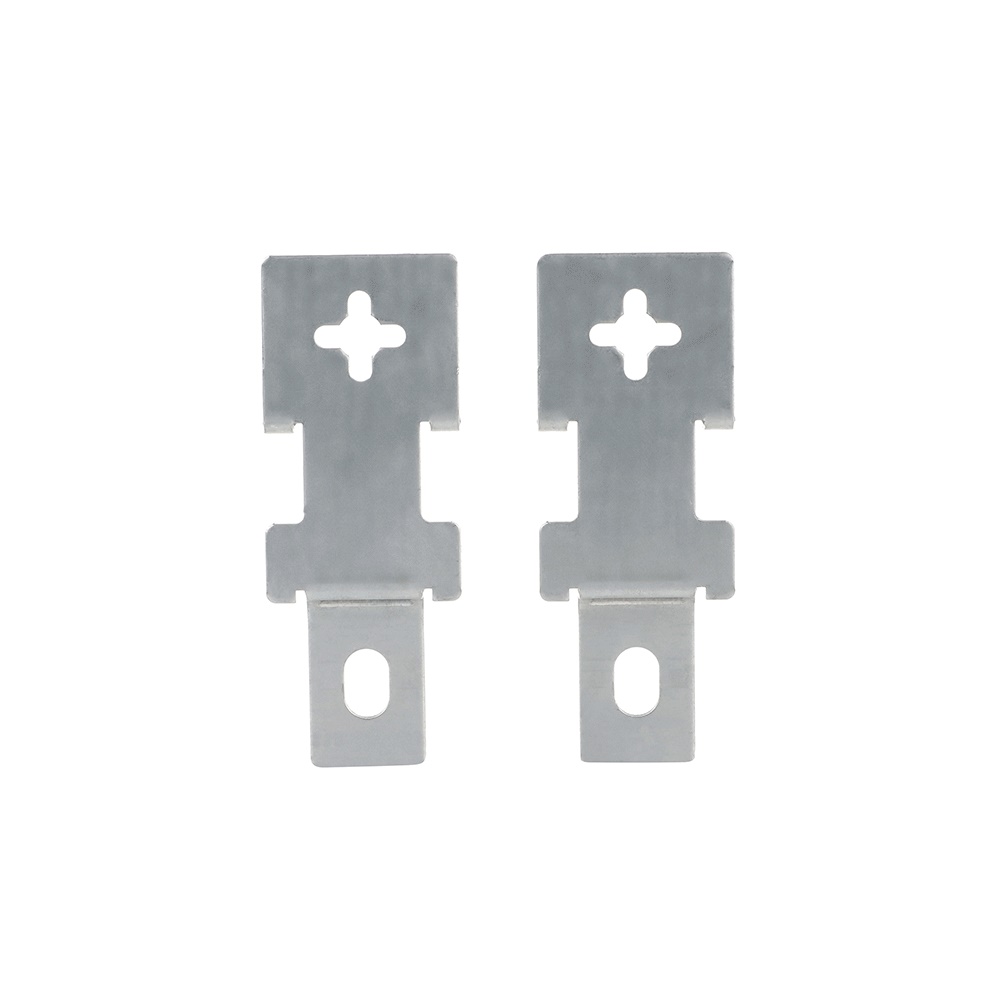 Staffa rinforzo 80x80x250 mm per fissaggio parete e pavimento impianti elettrici professionali