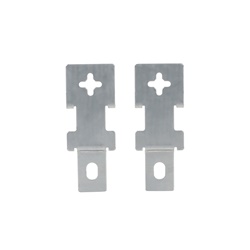 Staffa rinforzo 80x80x250 mm per fissaggio parete e pavimento impianti elettrici professionali