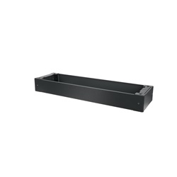 Zoccolo con flange 100x80 mm per impianti elettrici, resistente e stabile, supporto System pro E energy