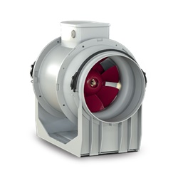 Aspiratore elicocentrifugo risparmio energetico motore EC per condotto diam.160 mm