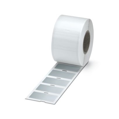 Etichetta plastica 51x25mm per morsettiere