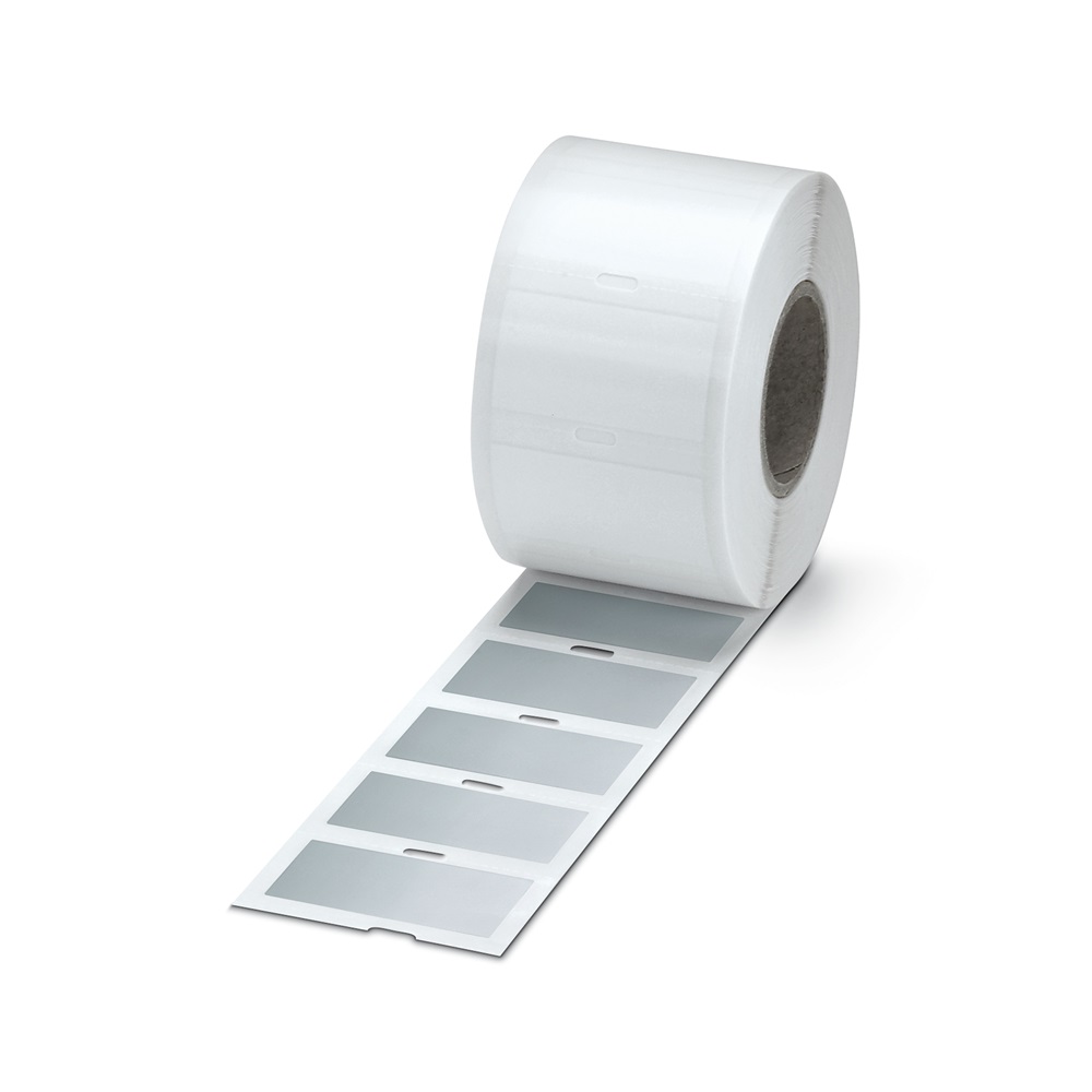 Etichetta plastica 51x25mm per morsettiere