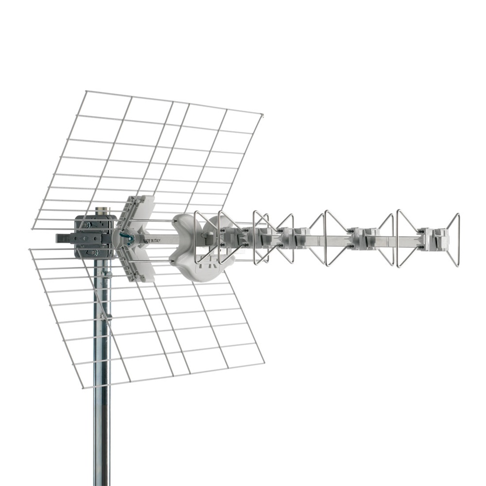 Antenna biconica 5 elementi UHF con filtro 5G LTE per installazioni civili