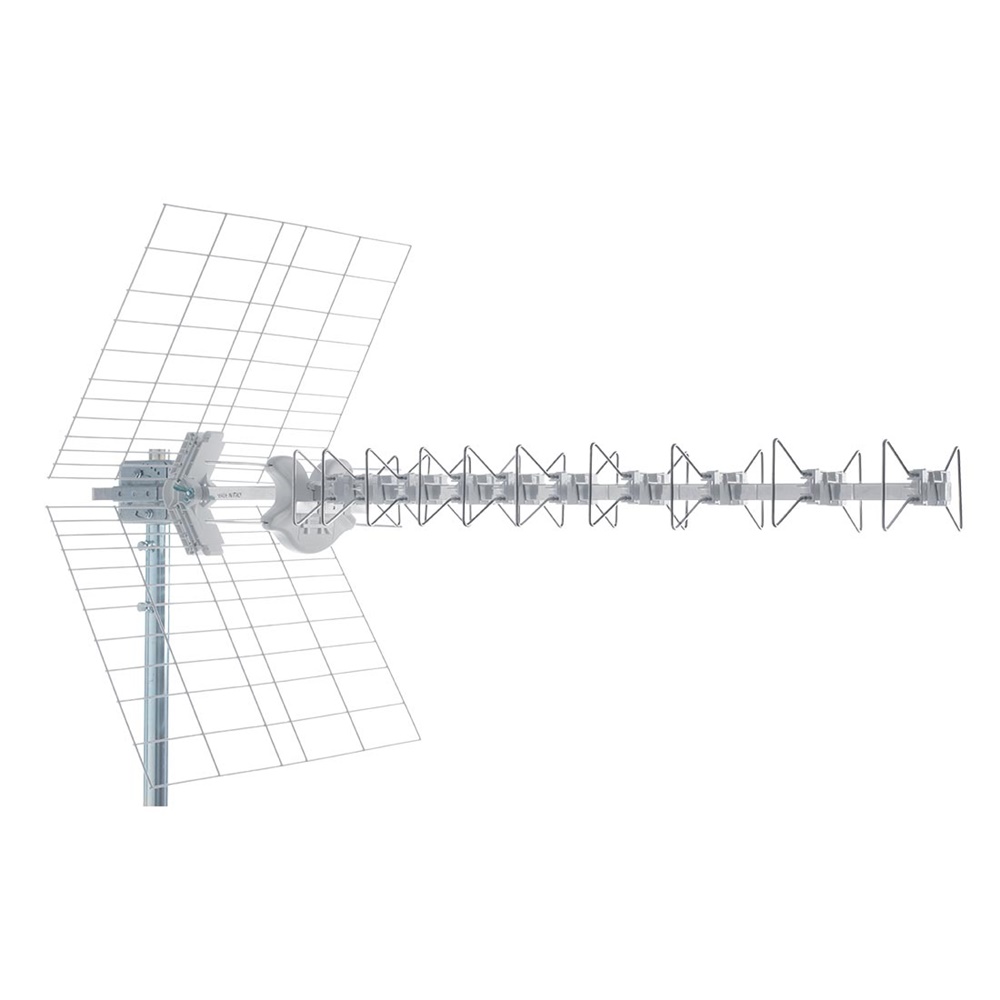 Antenna biconica 10 elementi UHF con filtro 5G LTE per uso residenziale