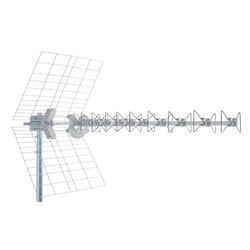 Antenna biconica 10 elementi UHF con filtro 5G LTE per uso residenziale