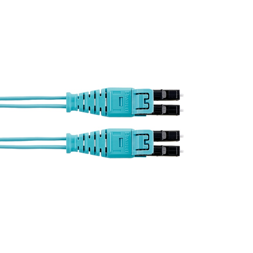 2 FIBER OM4 PATCH CORD, LC PUSH PUL