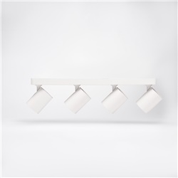 APPLIQUE SUPERFICIE 4X GU10 BIANCO
