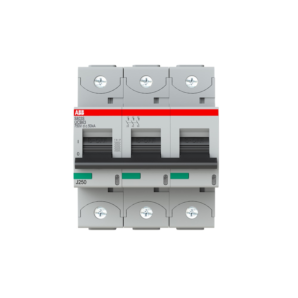 Interruttore automatico magnetotermico 3 poli 63A 50kA B caratteristica alta prestazione